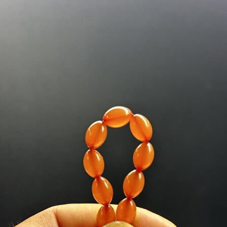 Beyzi Model 8-11mm Sıkma Kehribar Zaza Tesbih
