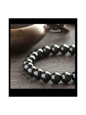 Alnis Atelier Hematit Doğal Taş Bileklik