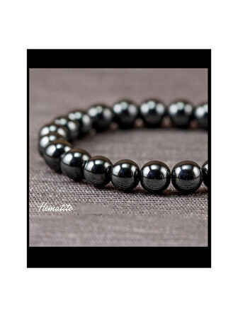 Alnis Atelier Hematit Doğal Taş Bileklik
