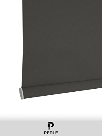 Perle  Koyu Gri Blackout Stor Perde Tam Karartma Yüksek Kalite SUPERBLACKOUT