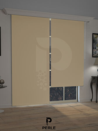 Perle  Bej Blackout Stor Perde Tam Karartma Yüksek Kalite SUPERBLACKOUT