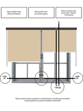 Perle  Bej Blackout Stor Perde Tam Karartma Yüksek Kalite SUPERBLACKOUT