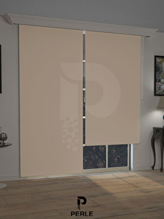 Perle  Krem Blackout Stor Perde Tam Karartma Yüksek Kalite SUPERBLACKOUT