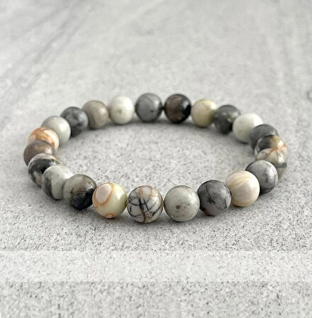 Alnis Atelier Jasper Doğal Taş Bileklik