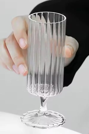 Serelva 6’lı Kahve Yanı Cam Bardak Kadeh 110 ml