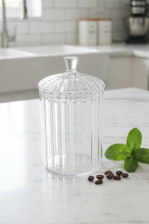 Averna Cam Saklama Kabı – Çay Kahve Bakliyat Kavanozu 500 ml-3 Adet