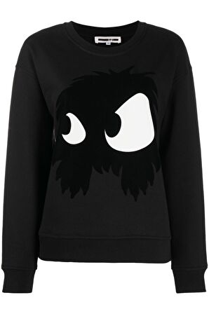 McQueen Flocked Monster Sweatshirt