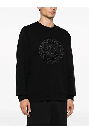 Oversized Nakışlı Sweatshirt