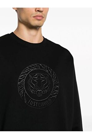 Oversized Nakışlı Sweatshirt