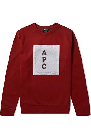 Unisex Kırmızı Logo Pullover Sweatshirt