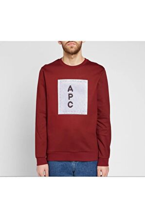 Unisex Kırmızı Logo Pullover Sweatshirt