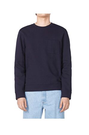 Unisex Erkek Lacivert Yogi Sweatshirt