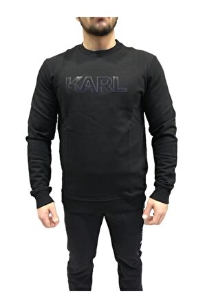 Ikonik Karl Yazı Sweatshirt