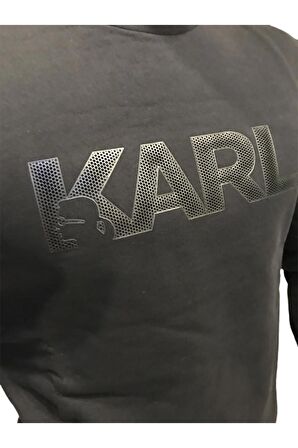 Ikonik Karl Yazı Sweatshirt