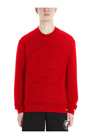 Mcq Nakışlı Monster Sweatshirt