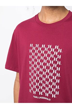 Reflective Monogram Logo Print T-shirt