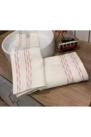 1 Adet Büyük Boy Banyo Havlusu (90X150CM) + 1 Adet Baş Havlusu (50X90CM)