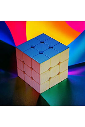 3x3 Profesyonel Neon Renkli Speed Cube Zeka Sabır Küpü