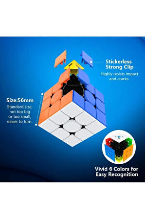 GAN 356 RS (ORJİNAL) PROFESYONEL MAGIC SPEED CUBE  -GAN 3X3X3 RUBIK PROFESYONEL ZEKA SABIR KÜPÜ