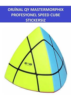 QY MASTERMORPHIX STICKERSIZ PROFESYONEL SPEED CUBE - 3X3 ZEKA KÜPÜ - SABIR KÜPÜ -