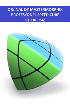 QY MASTERMORPHIX STICKERSIZ PROFESYONEL SPEED CUBE - 3X3 ZEKA KÜPÜ - SABIR KÜPÜ -