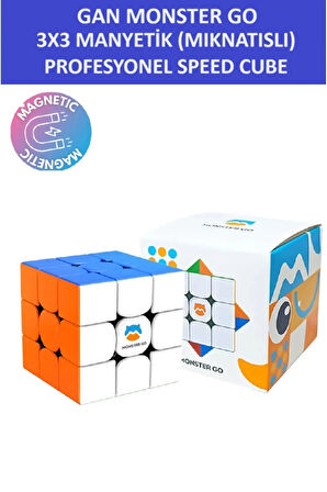 GAN MG356 3x3X3 MIKNATISLI Manyetik Zeka Küpü - Profesyonel Speed Cube - Sabır Küpü -