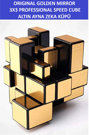 3X3 GOLDEN MIRROR AYNA KÜP -Zeka Küpü - Profesyonel Speed Cube - Sabır Küpü -