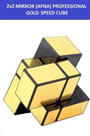 2X2 GOLD MIRROR AYNA KÜP -Zeka Küpü - Profesyonel Speed Cube - Sabır Küpü -