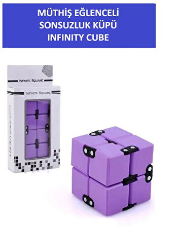 SONSUZLUK STRESS KÜPÜ - INFINITY CUBE - RENK:MOR