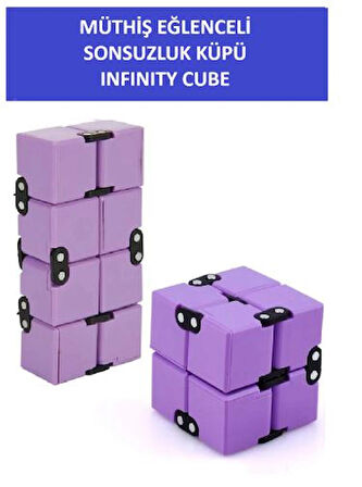 SONSUZLUK STRESS KÜPÜ - INFINITY CUBE - RENK:MOR