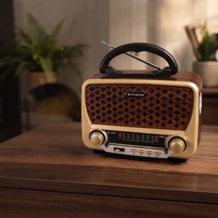 Özel Üretim Dekoratif Ses Bahçe Keyfi Eskimeyen Tarz Nostalji Müzik Solar Panelli Şarjlı