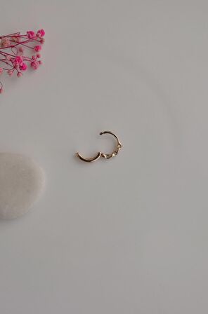 Zincir Model Piercing Tragus Helix Kıkırdak Küpesi