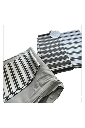 Çift Kişilik Çarşafı Lastikli Nevresim Takımı Antrasit