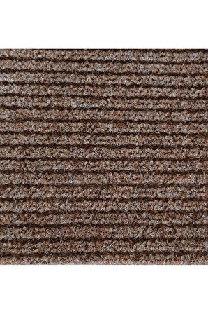 Çelik Halı 1 x 9 metre KAHVERENGİ Dış Ve Iç Zemin Kaymaz Halı Yolluk Taban Iş Yeri Ofis Oto Paspası