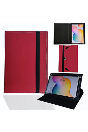 Hometech Alfa 8MY 8" Tablet Uyumlu Standlı Üniversal Kapaklı Tablet Kılıfı