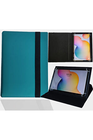 Samsung Galaxy Tab A9+ Plus 11 Inç Sm-x210 Tablet Uyumlu Standlı Üniversal Kapaklı Tablet Kılıfı