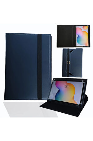 Apple iPad Air 11" (2024) Tablet Uyumlu Standlı Üniversal Kapaklı Tablet Kılıfı
