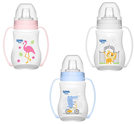 Wee Baby Akıtmaz Kulplu PP Antikolik Bardak 250ml 754