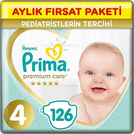 Prima Premium Care Aylık Fırsat Paketi 4 Beden 126 Adet