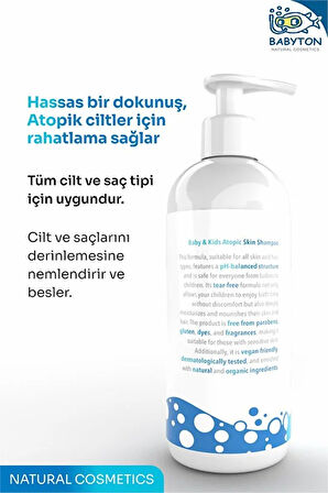 Babyton Bebekler ve Çocuklar İçin Atopik Şampuan 400 ml