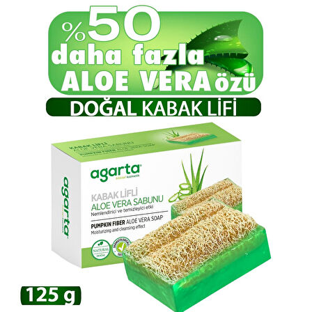 Agarta Kabak Lifli Aloe Vera Sabunu 125 Gr