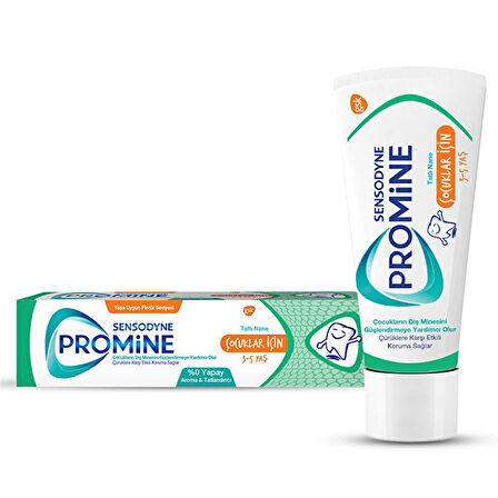 Sensodyne Promine Çocuklar İçin Diş Macunu 3-5 Yaş