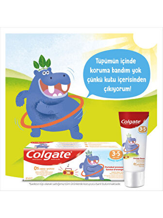 Colgate Kids Portakal Aromalı Florürsüz Diş Macunu 3-5 Yaş 60 ml