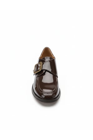 Zoe Toka Detaylı Parlak  Kadın Loafer