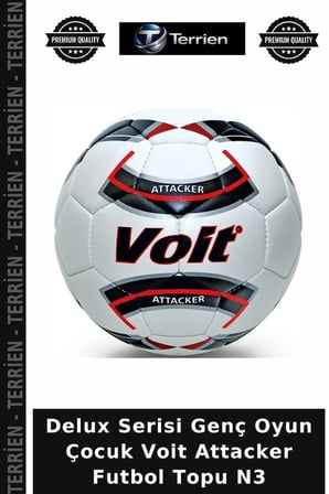 Delux Serisi Genç Oyun Çocuk Voit Attacker Futbol Topu N3