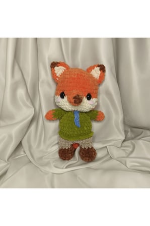 El Yapımı Nick ve Judy Peluş Oyuncak / Zootopia Amigurumi Seti