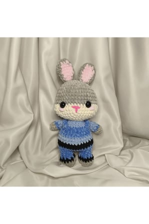 El Yapımı Nick ve Judy Peluş Oyuncak / Zootopia Amigurumi Seti
