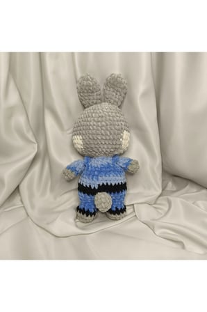 El Yapımı Nick ve Judy Peluş Oyuncak / Zootopia Amigurumi Seti