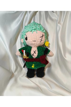 El Yapımı Tek Parça Tığ İşi Peluş: Luffy, Nami, Chopper Amigurumi