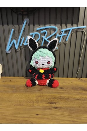 El Yapımı VEX - LEE SIN - RAKAN - FIZZ - ZIGGS / League of Legends Amigurumi Seti